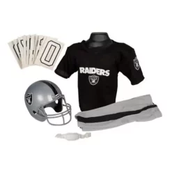 Franklin Sports Las Vegas Raiders Deluxe Football Uniform Set