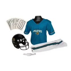Franklin Sports Jacksonville Jaguars Deluxe Football Uniform Set