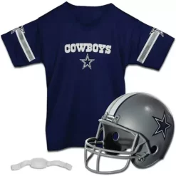 Franklin Sports Kids' Dallas Cowboys Jersey And Helmet Set