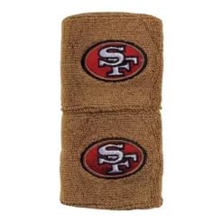 Franklin Sports San Francisco 49ers Wristband 2pk