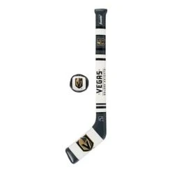 Franklin Sports Vegas Golden Knights Stick And Puck Soft Set