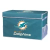 Franklin Sports Miami Dolphins Collapsible Footlocker Storage Bin -CHAMPRO SHOP 02572547780
