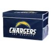 Franklin Sports Los Angeles Chargers Collapsible Footlocker Storage Bin -CHAMPRO SHOP 02572547791