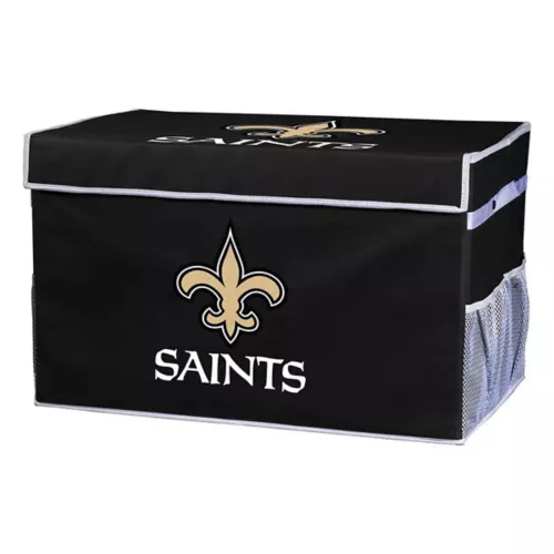 Franklin Sports New Orleans Saints Collapsible Footlocker Storage Bin 4 Franklin Sports New Orleans Saints Collapsible Footlocker Storage Bin - Image 2