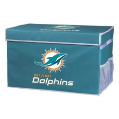 Franklin Sports Miami Dolphins Collapsible Footlocker Storage Bin -CHAMPRO SHOP 02572547812