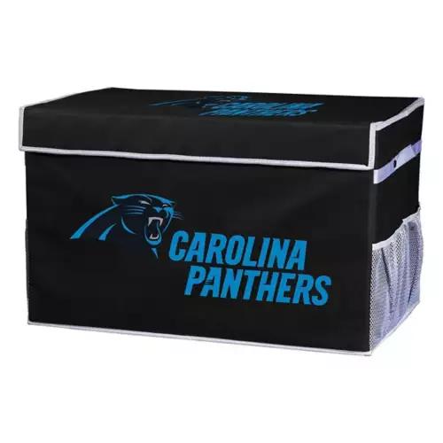 Franklin Sports Carolina Panthers Collapsible Footlocker Storage Bin 4 Franklin Sports Carolina Panthers Collapsible Footlocker Storage Bin - Image 2