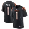 Nike Cincinnati Bengals Ja'Marr Chase #1 Game Jersey 2 Nike Cincinnati Bengals Ja'Marr Chase #1 Game Jersey -CHAMPRO SHOP 02672928515 2