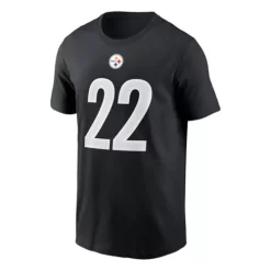 Nike Pittsburgh Steelers Najee Harris #22 Name & Number T-Shirt -CHAMPRO SHOP 02672992154 1