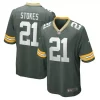 Nike Green Bay Packers Eric Stokes #21 Game Jersey