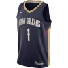 Nike New Orleans Pelicans Zion Williamson #1 Icon Edition Swingman Jersey -CHAMPRO SHOP 09120735745