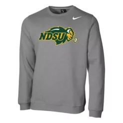 Nike North Dakota State Bison Logo Crew