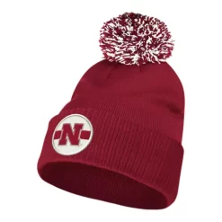 Adidas Nebraska Cornhuskers Stadium Pom Beanie