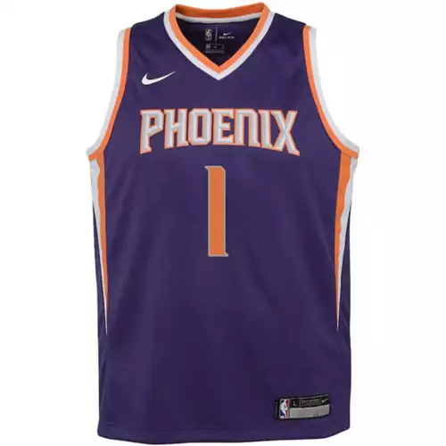 Nike Kids' Phoenix Suns Devin Booker #1 Swingman Jersey 4 Nike Kids' Phoenix Suns Devin Booker #1 Swingman Jersey - Image 2