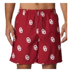 Columbia Oklahoma Sooners Back Cast II Volley Shorts