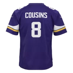 Nike Kids' Minnesota Vikings Kirk Cousins #8 Game Jersey -CHAMPRO SHOP 19275955901 1