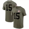 Nike Kansas City Chiefs Patrick Mahomes #15 2022 Salute To Service Name & Number T-Shirt -CHAMPRO SHOP 19289996538