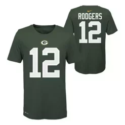 Nike Kids' Green Bay Packers Aaron Rodgers #12 T-Shirt -CHAMPRO SHOP 19341991161 1