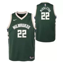 Nike Kids' Milwaukee Bucks Khris Middleton #22 Swingman Jersey
