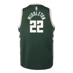 Nike Kids' Milwaukee Bucks Khris Middleton #22 Swingman Jersey -CHAMPRO SHOP 19377488701 2
