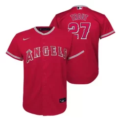 Nike Kids' Los Angeles Angels Mike Trout #27 Replica Jersey