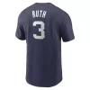 Nike New York Yankees Babe Ruth #3 Name & Number T-Shirt