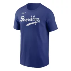 Nike Brooklyn Dodgers Jackie Robinson #42 Name & Number T-Shirt -CHAMPRO SHOP 19423020916 1