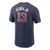 Nike Atlanta Braves Ronald Acuna Jr. #13 Name & Number T-Shirt
