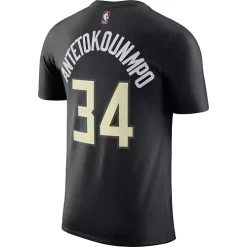 Jordan Milwaukee Bucks Giannis Antetokounmpo Bucks Statement Edition T-Shirt