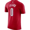 Jordan Portland Trail Blazers Damian Lillard Name & Number T-Shirt -CHAMPRO SHOP 19427686982 1