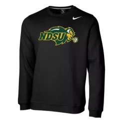 Nike North Dakota State Bison Logo Crew Sweatshirt