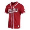 Nike Arkansas Razorbacks Replica Baseball Jersey -CHAMPRO SHOP 19430560958