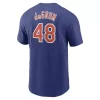 Nike New York Mets Jacob DeGrom #48 Name & Number T-Shirt -CHAMPRO SHOP 19431766931