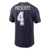 Nike Dallas Cowboys Dak Prescott #4 Name & Number T-Shirt
