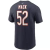 Nike Chicago Bears Khalil Mack #52 Name & Number T-Shirt
