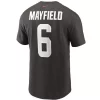 Nike Cleveland Browns Baker Mayfield #6 Name & Number T-Shirt -CHAMPRO SHOP 19431950333