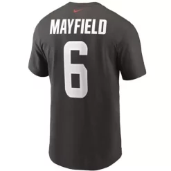 Nike Cleveland Browns Baker Mayfield #6 Name & Number T-Shirt