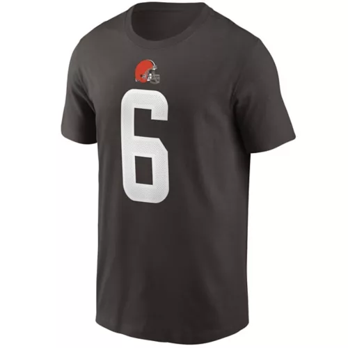 Nike Cleveland Browns Baker Mayfield #6 Name & Number T-Shirt 4 Nike Cleveland Browns Baker Mayfield #6 Name & Number T-Shirt - Image 2