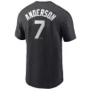 Nike Chicago White Sox Tim Anderson #7 Name & Number T-Shirt -CHAMPRO SHOP 19432082416