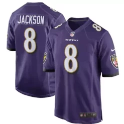 Nike Baltimore Ravens Lamar Jackson #8 Game Jersey