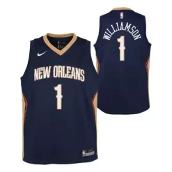 Nike Kids' New Orleans Pelicans Zion Williamson #1 Swingman Jersey