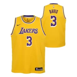 Nike Kids' Los Angeles Lakers Anthony Davis #3 Swingman Jersey
