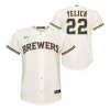 Nike Kids' Milwaukee Brewers Christian Yelich #22 Replica Jersey -CHAMPRO SHOP 19446258522