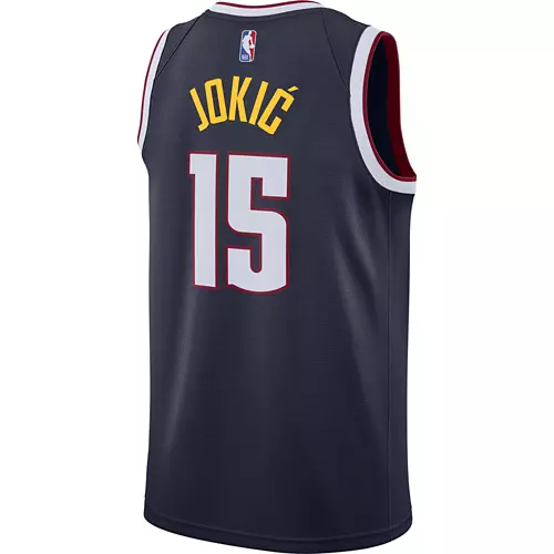 Nike Denver Nuggets Nikola Jokic #15 Icon Edition 2019 Swingman Jersey 4 Nike Denver Nuggets Nikola Jokic #15 Icon Edition 2019 Swingman Jersey - Image 2
