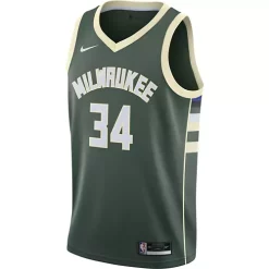 Nike Milwaukee Bucks Giannis Antetokounmpo #34 Icon Edition Swingman Jersey
