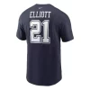 Nike Dallas Cowboys Ezekiel Elliott #21 Name & Number T-Shirt