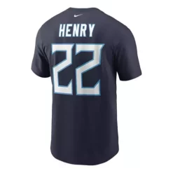 Nike Tennessee Titans Derrick Henry #22 Name & Number T-Shirt