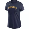Nike Women's Milwaukee Brewers Wordmark T-Shirt