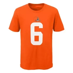 Nike Kids' Cleveland Browns Baker Mayfield #6 Name & Number T-Shirt -CHAMPRO SHOP 19467497051 2