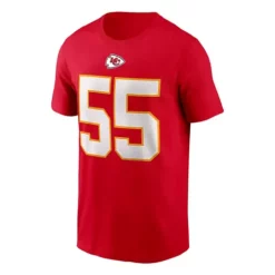 Nike Kansas City Chiefs Frank Clark #55 Name & Number T-Shirt -CHAMPRO SHOP 19480077429 1