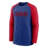 Nike Chicago Cubs Authentic Collection Pregame Crew -CHAMPRO SHOP 19480095101